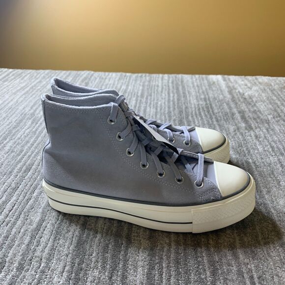 Converse Shoes - CONVERSE Chuck Taylor All Star Lift Platform Suede Grey A03251C Women Size 8.5